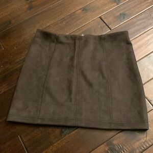 Shinestar Brown Mini Skirt New With Tags Size L